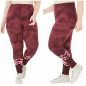 3X Ideology Plus Size Tie-Dye Leggings